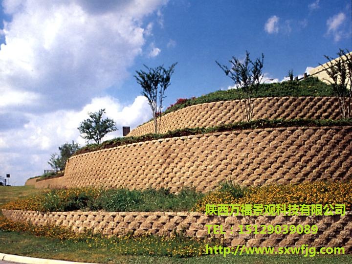南京高速自嵌式景观挡土墙