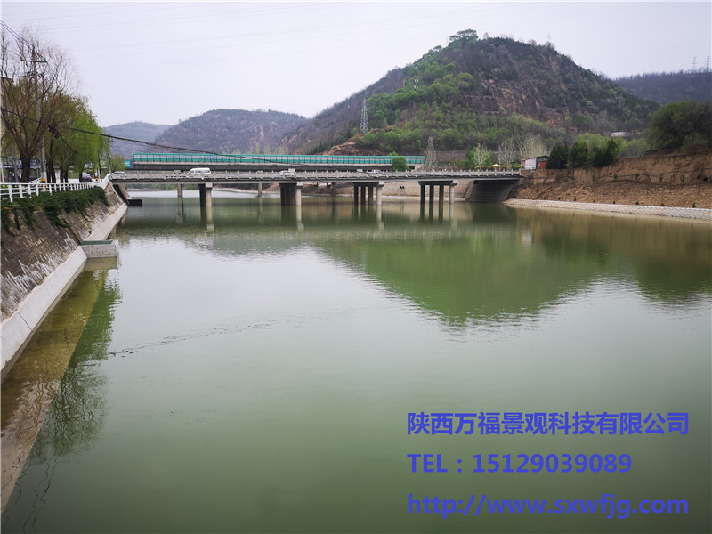 平铺景观生态护坡_延安市延河综合治理宝塔区枣