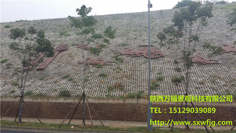 咸阳市上林北路机场高速景观工程